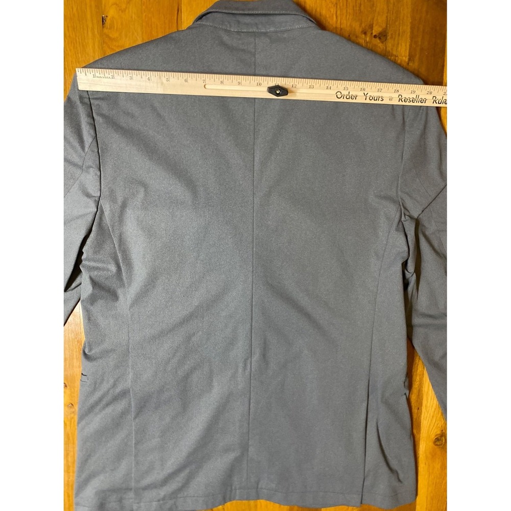 Twillory Performance Blazer Jacket Mens 44R Gray Stretch Cool Tech Sport Coat - Picture 6 of 11